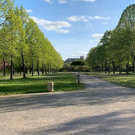 Bel Appartjardin 100m2 6pers 2sd 2wc Parking Gratuit Proche Parc Cine Circa Bus Cces *